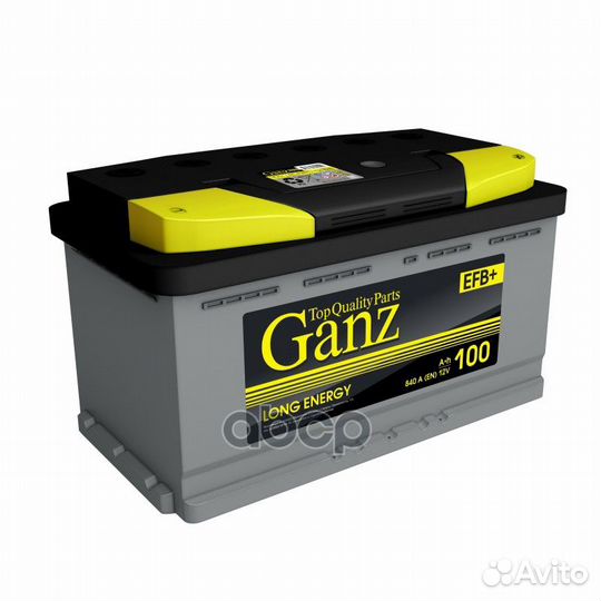 Аккумулятор ganz EFB 100 А/ч обратная R+ 352x17