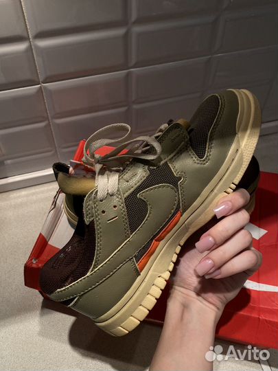 Кроссовки Nike Air Dunk Jumbo 'Medium Olive'