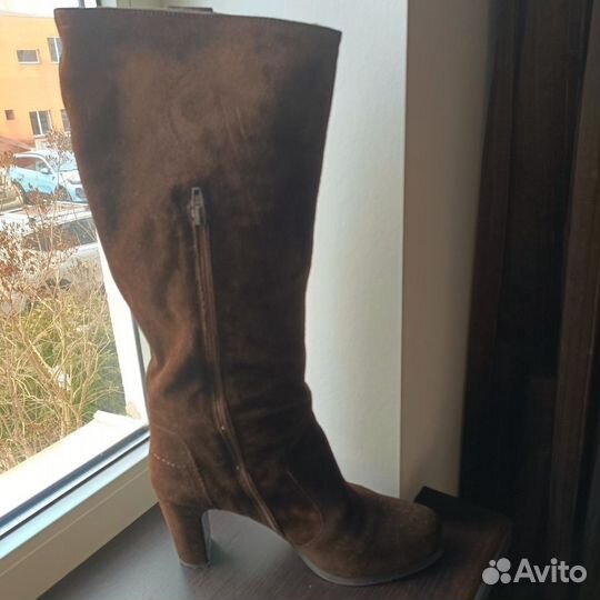 Сапоги женские натуральная кожа
