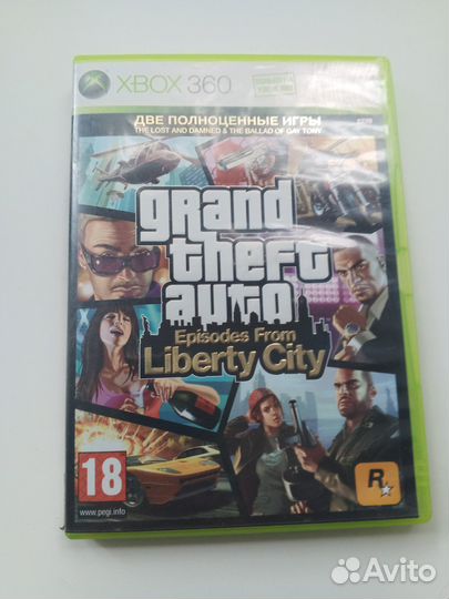 Диск GTA 4 Episodes from Liberty City для xbox 360