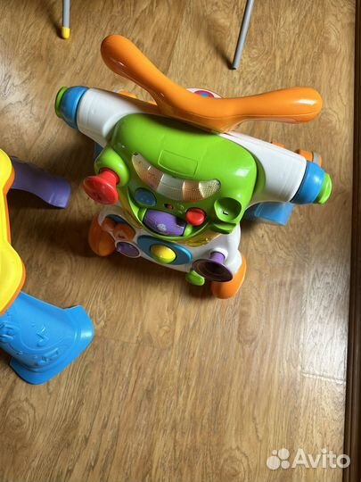 Развивающий столик fisher price и ходунки