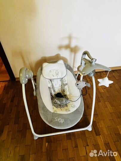 Детские электронные качели для новорожденных