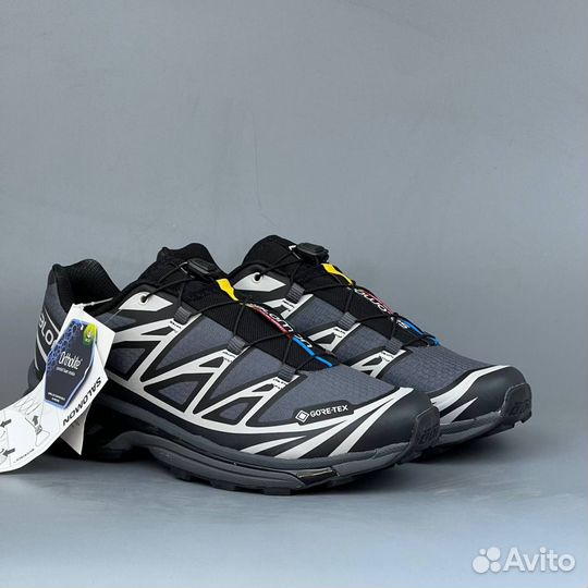 Кроссовки Salomon XT-6 с Gore-Tex серые