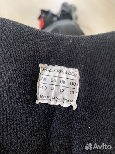 Роликовые коньки rollerblade zetrablade black/red