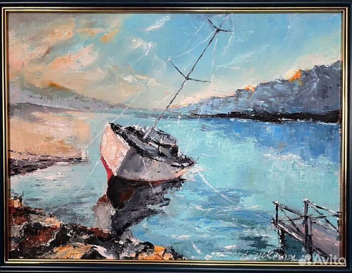 Картина маслом на холсте пейзаж