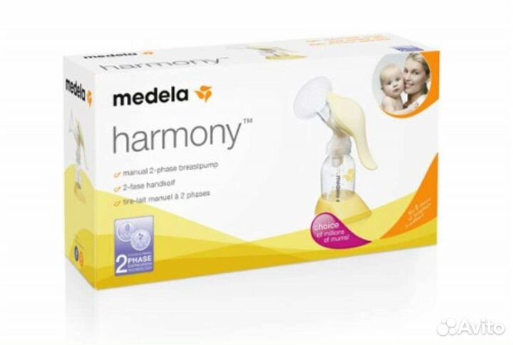 Молокоотсос ручной medela harmony