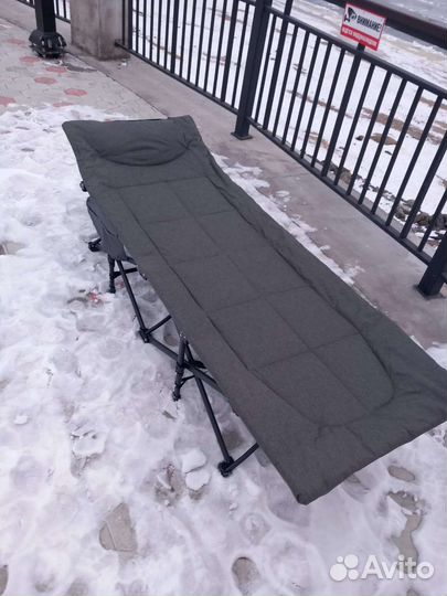 Раскладушка с матрасом складная