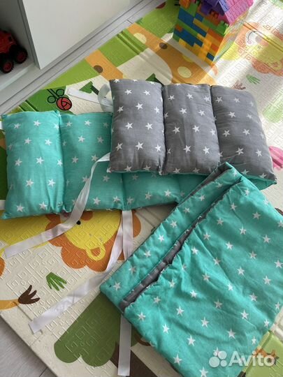 Бортики в детскую кроватку