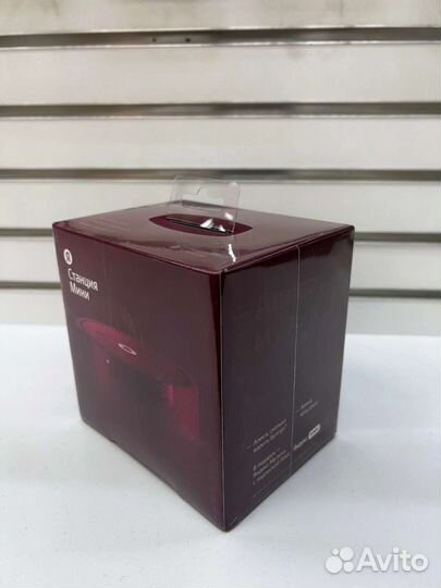 Умная колонка Яндекс. Станция мини новая красная