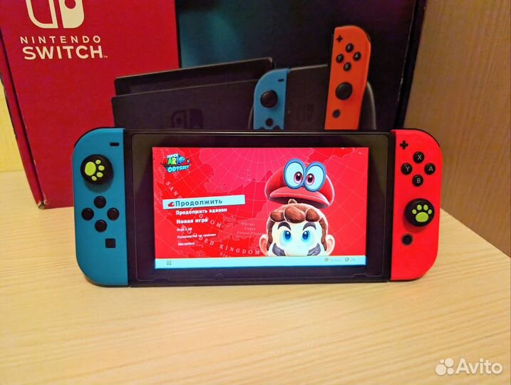 Прошитый Nintendo switch 2rev 288гб (чип picofly)