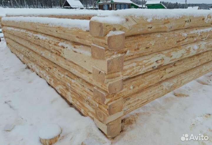 Сруб бани 4х6