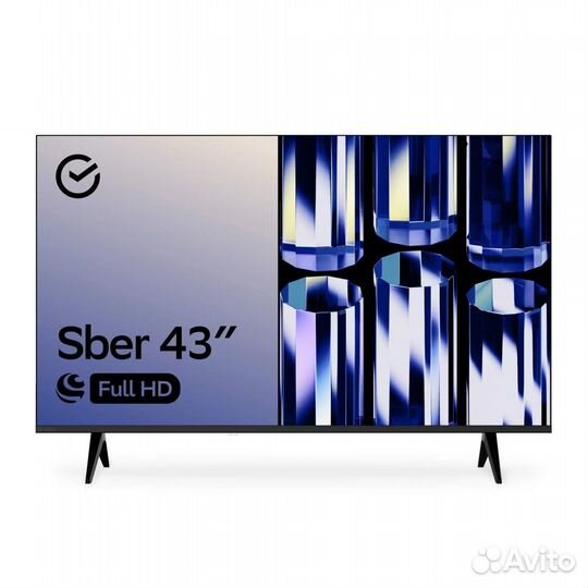 Новый телевизор Sber 43, SMART TV, 109 см