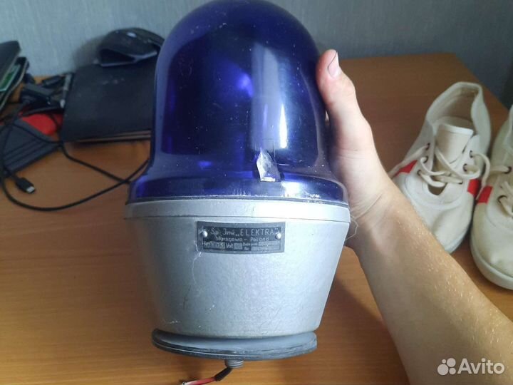 Мигалка синяя