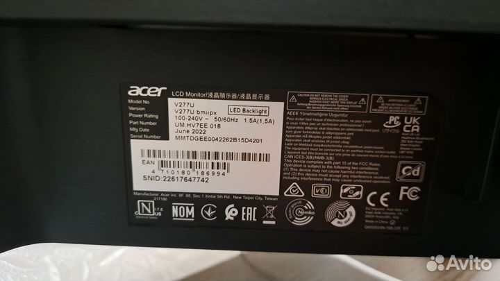 Монитор Acer 27