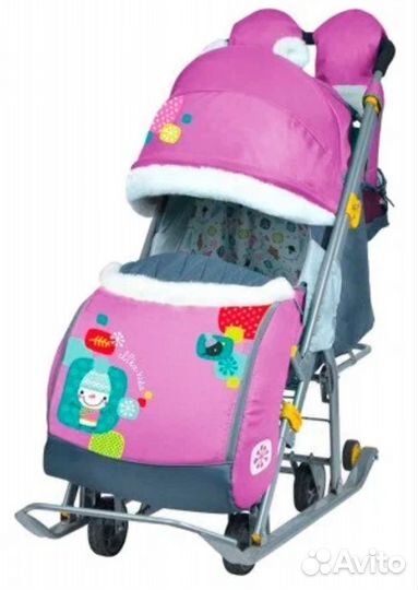 Санки коляска ника 7 2