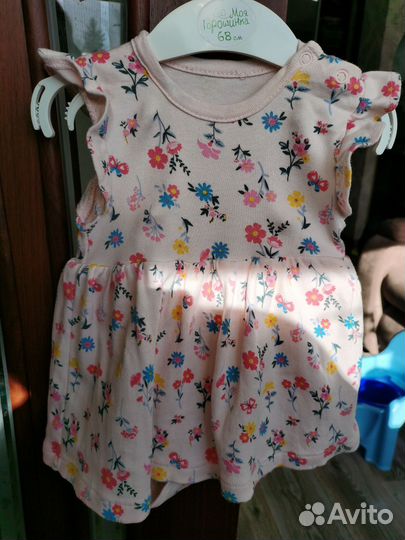 Комплект Боди для девочки 68