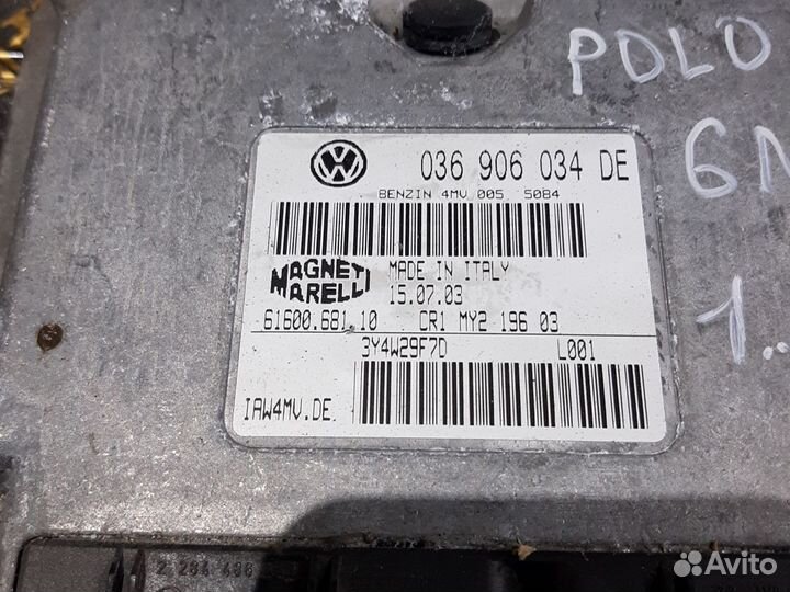 Блок управления VW Polo 1.4 i 1999-2003