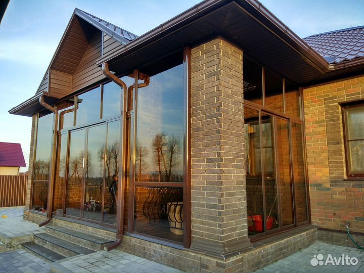 Остекление беседок террас веранд