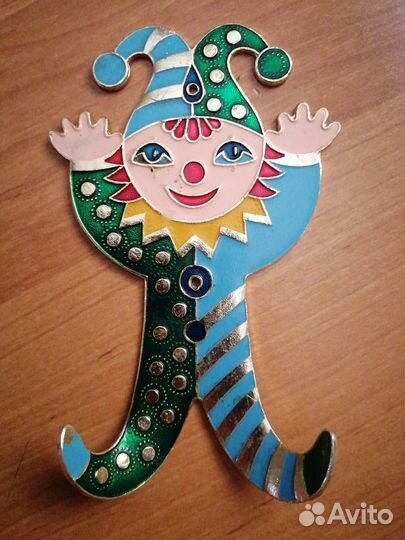 Детский крючок клоун СССР