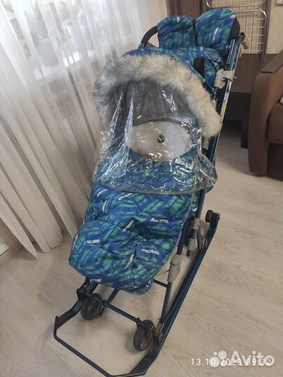 Санки коляска ника sport 7-8s
