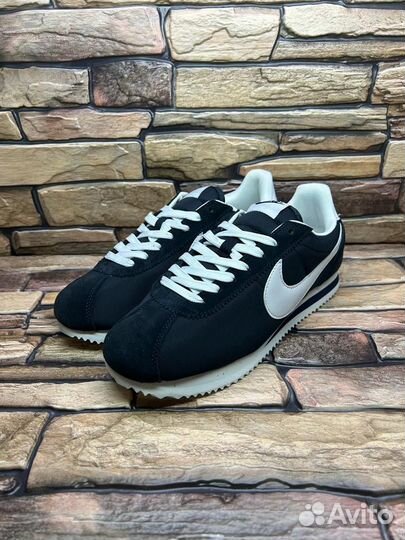 Nike cortez classic синие мужские нейлон