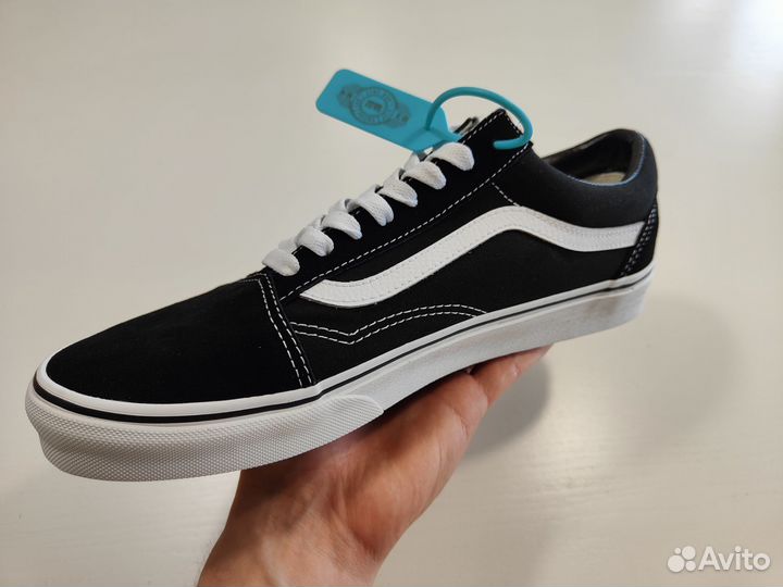 Кеды vans old skool чёрно-белые