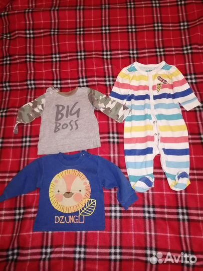 Детские вещи пакетом на мальчика 68 74 р