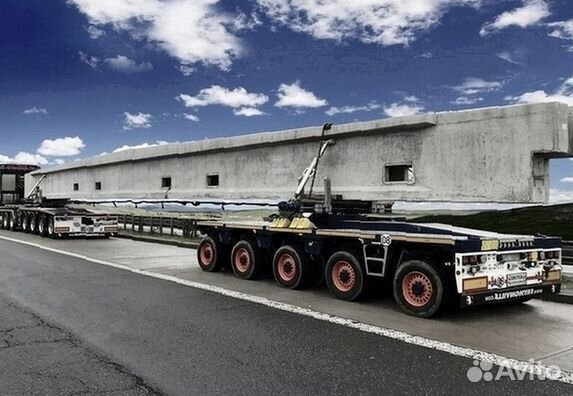 Негабаритные перевозки груза тралом по России