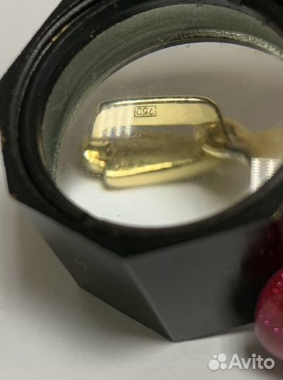 Золотой крест 750 пробы