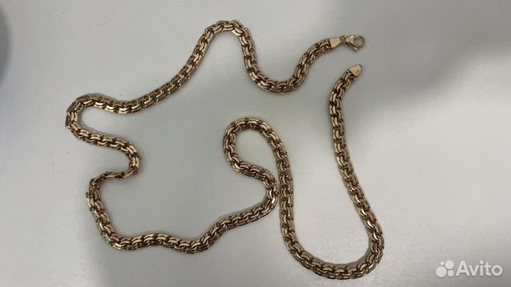 Цепь золотая мужская 585 бу