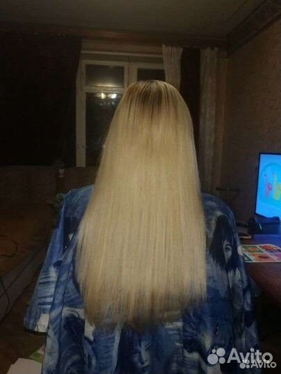 Снятие нарощенных волос