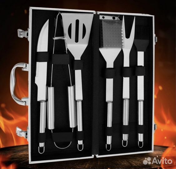 Набор для гриля и барбекю для пикника для мангала