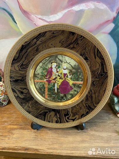 Chokin art Тарелка декоративная