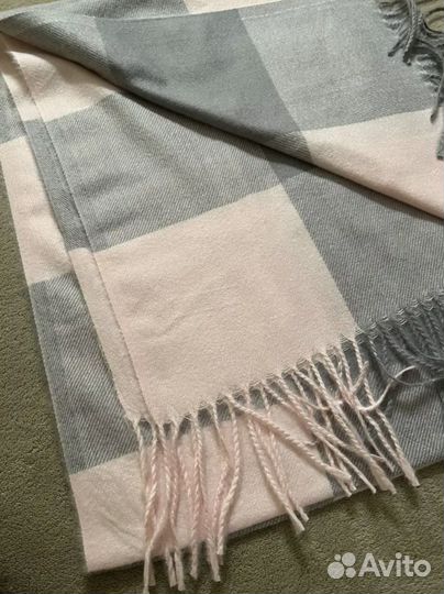 Теплый шарф палантин кашемировый