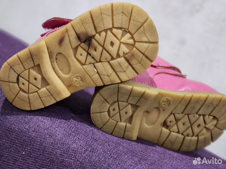 Ботинки демисезонные на девочку 20 размер