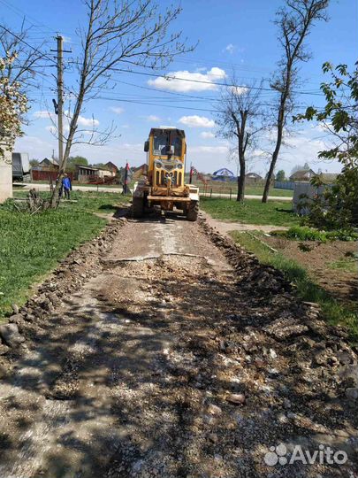 Услуги автогрейдера аренда грейдера