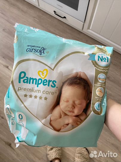 Подгузники pampers 0