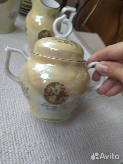 Чайный сервиз мадонна гдр 6 персон