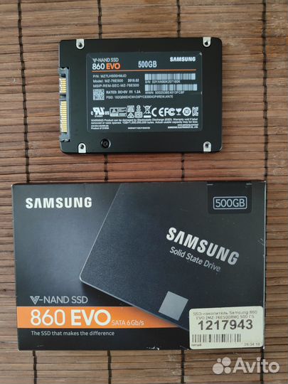 SSD Samsung 860evo 500gb