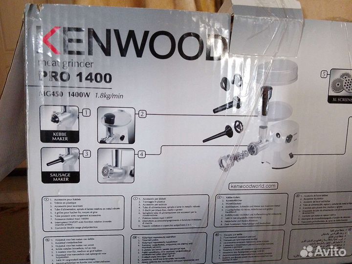 Мясорубка электрическая kenwood