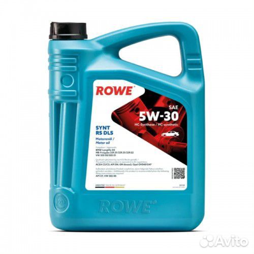 Масло моторное Rowe hightec synt RS DLS 5W30 (4л)