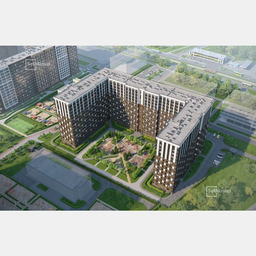 1-к. квартира, 37,6 м², 4/21 эт.