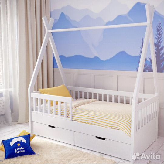 Детская простынь на резинке