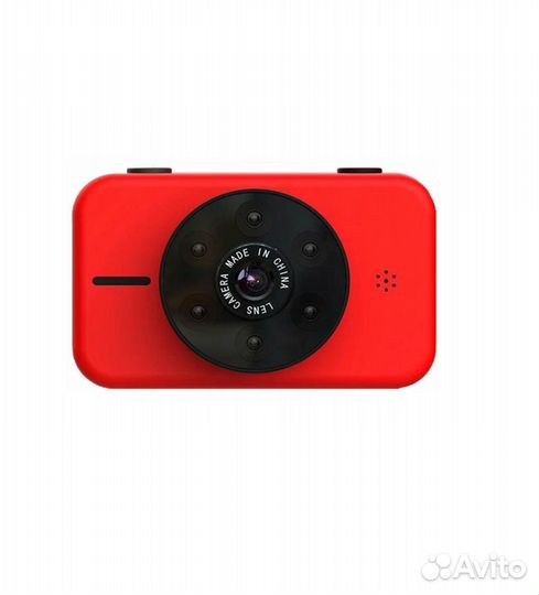Детский фотоаппарат HRS X17 с селфи камерой, красн
