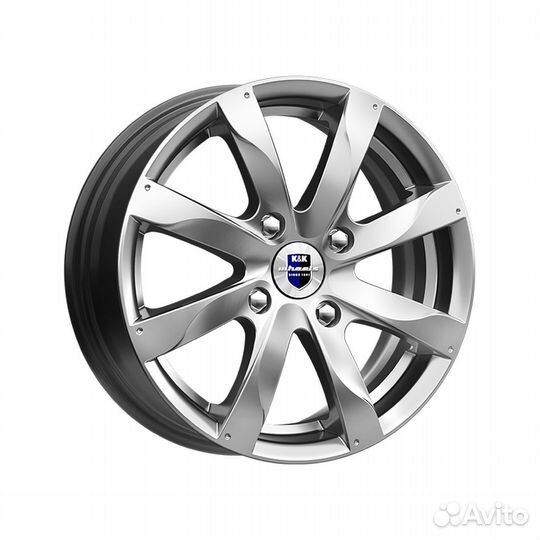 Литые диски 6x15 4x100 60.1 ET40 кик Джемини дарк платинум