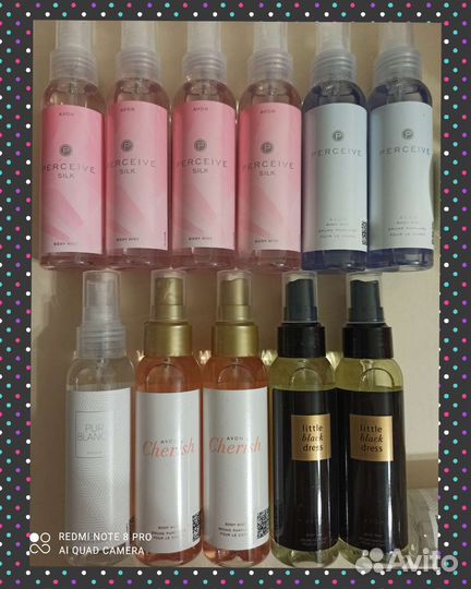 Avon Парфюмированные спреи для тела чериш