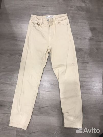 Джинсы stradivarius mom slim 36