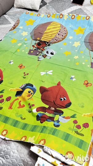 Детское постельное белье новое + одеяло тонкое