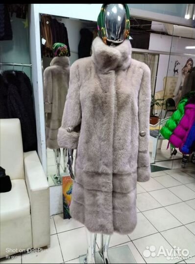 Норковая шуба 48-52. Новая. Длина 100