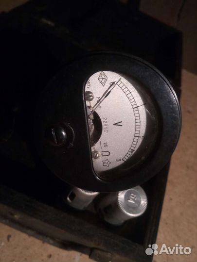 Вольтметр М5-3 нагрузочная вилка СССР 1967 г